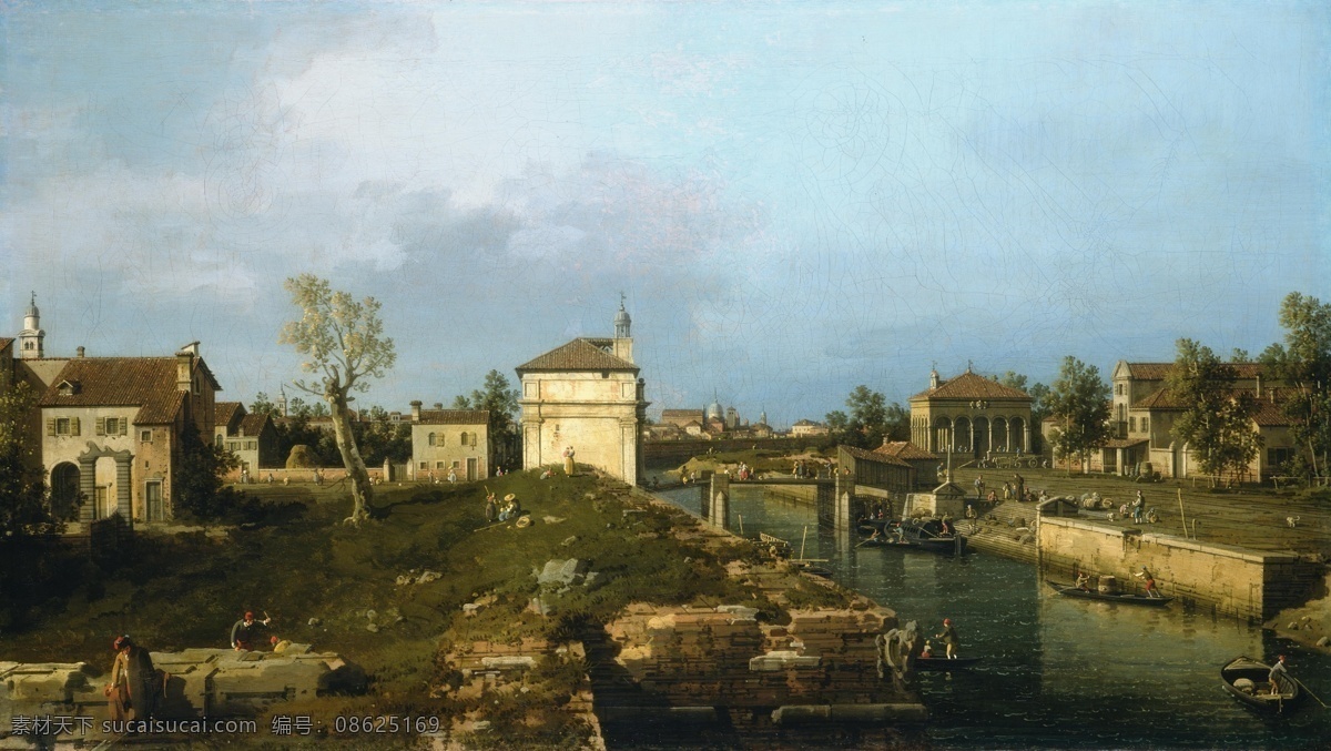 风景 建筑 田园 植物 水景 海洋 船只 印象 画派 写实主义 油画 装饰画 venetian canaletto 人物 装饰素材