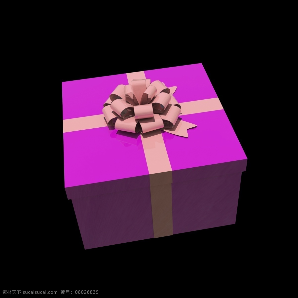 双十 电商 c4d 紫色 装饰 礼盒 紫色礼盒 双十一 紫色装饰礼盒 c4d礼盒 蝴蝶结 缎带 电商装饰