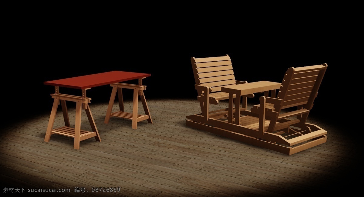 琴 马 宜家 阿图尔 家用 3d模型素材 家具模型