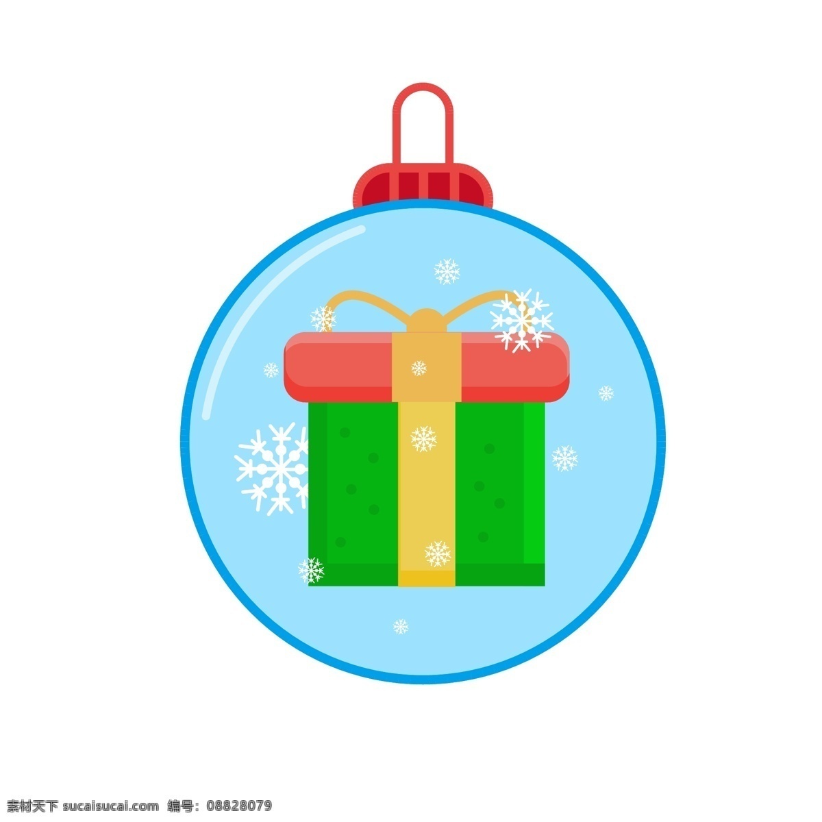 圣诞节 元素 装饰 图标 雪人 蝴蝶结 铃铛 雪花 装饰图标 礼物