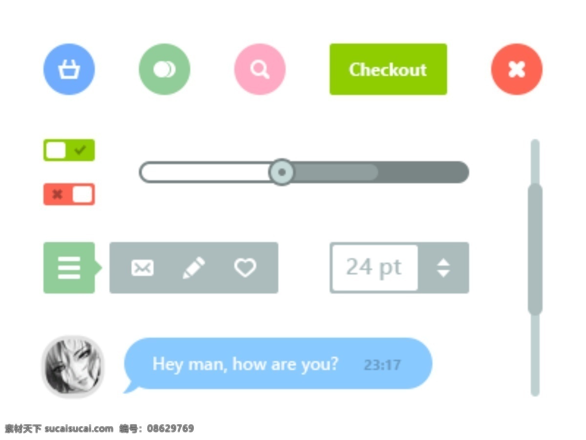 手机 app 对话 关闭 编辑 起泡