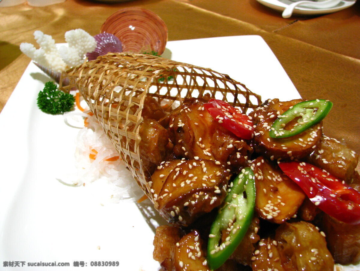 竹 网 杏 鲍 菇 菜品 餐饮美食 传统美食 美食 竹网杏鲍菇 杏鲍菇 矢量图 日常生活