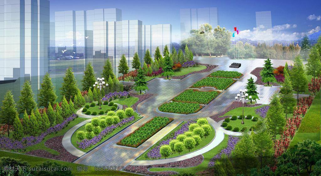 园林 鸟瞰 效果图 缺少 外部 文件 3d设计模型 max 模型 室外模型 树木 杨树 源文件 园艺园林设计 紫叶小檗 金叶榆 3d模型素材 其他3d模型