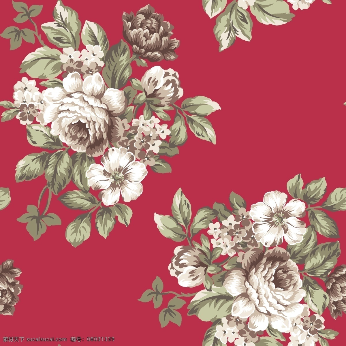 大花 抽象花 手绘花 中国画花卉 水彩花卉 创意花卉 印花素材 高清 服装图案素材 家纺图案素材