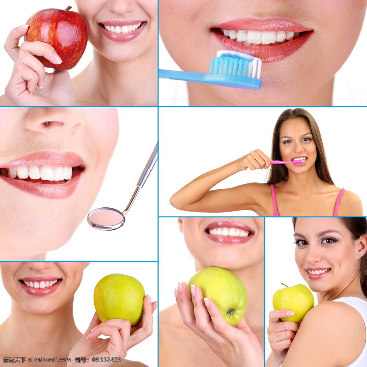 健康 洁白 牙齿 健康洁白 苹果 刷牙 牙齿矫正 护理牙齿 牙科 保护牙齿 健康美白牙齿 医疗护理 现代科技