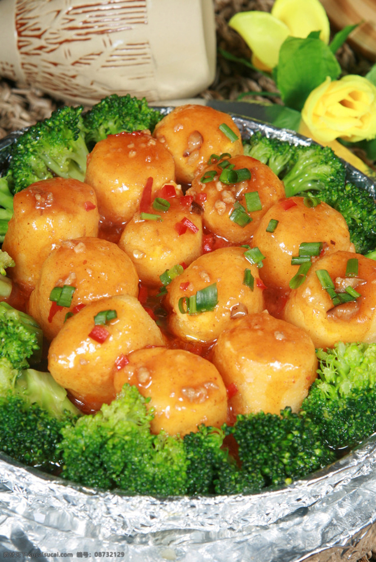 红烧日本豆腐 日本豆腐 凉拌日本豆腐 花菜日本豆腐 美食广告素材 美食 餐饮美食 传统美食