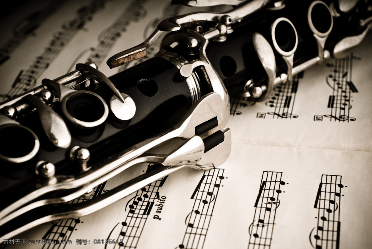 管乐器 双簧管 乐谱 材质 乐器 器材 音乐 音乐器材 单簧管 线谱 文化艺术