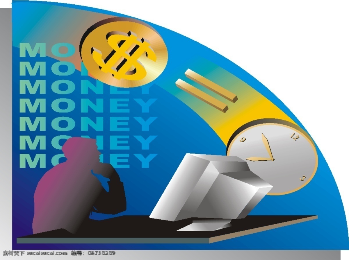 商务 金融 wmf 插图 金融商务 商务金融 商业插画 矢量图库 插画集