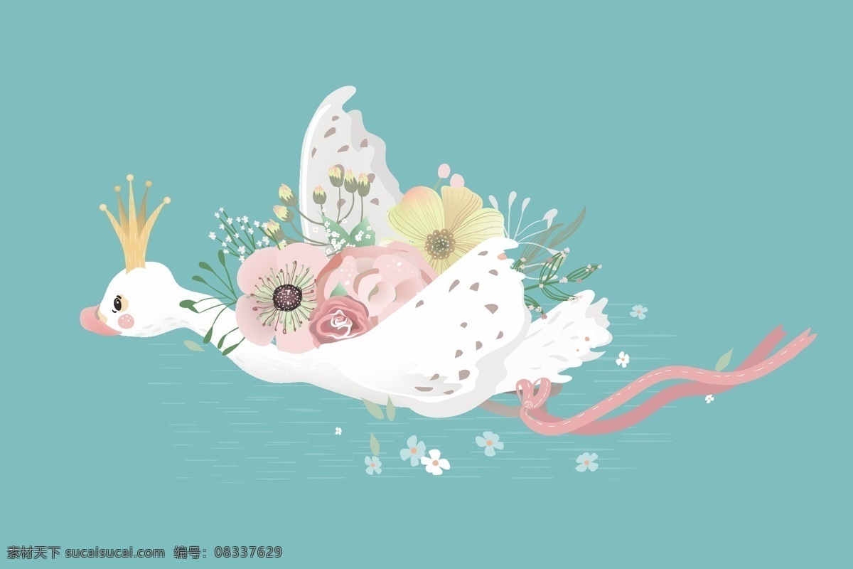 天鹅唯美插画 动物 鹅 天鹅 鸟 小鸟 皇冠 丝带 花 花朵 鲜花 小花 叶子 植物 手绘 小清新 粉色 女性 漂亮 节日 情人节 女生节 婚礼 贺卡 背景 包装 图案 元素 卡通 动漫 动画 漫画 插画 插图 简笔画 卡通素材 卡通设计 画册 印花 印花图案 手机壳印花 画册设计 动漫动画 动漫人物