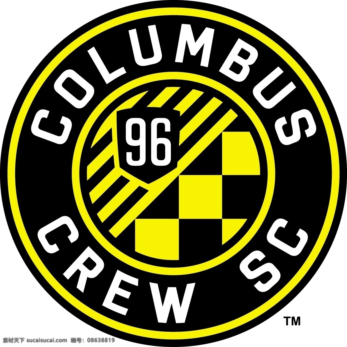 哥伦布 机员 足球 俱乐部 徽标 logo设计 美国 足球大联盟 联赛 矢量图