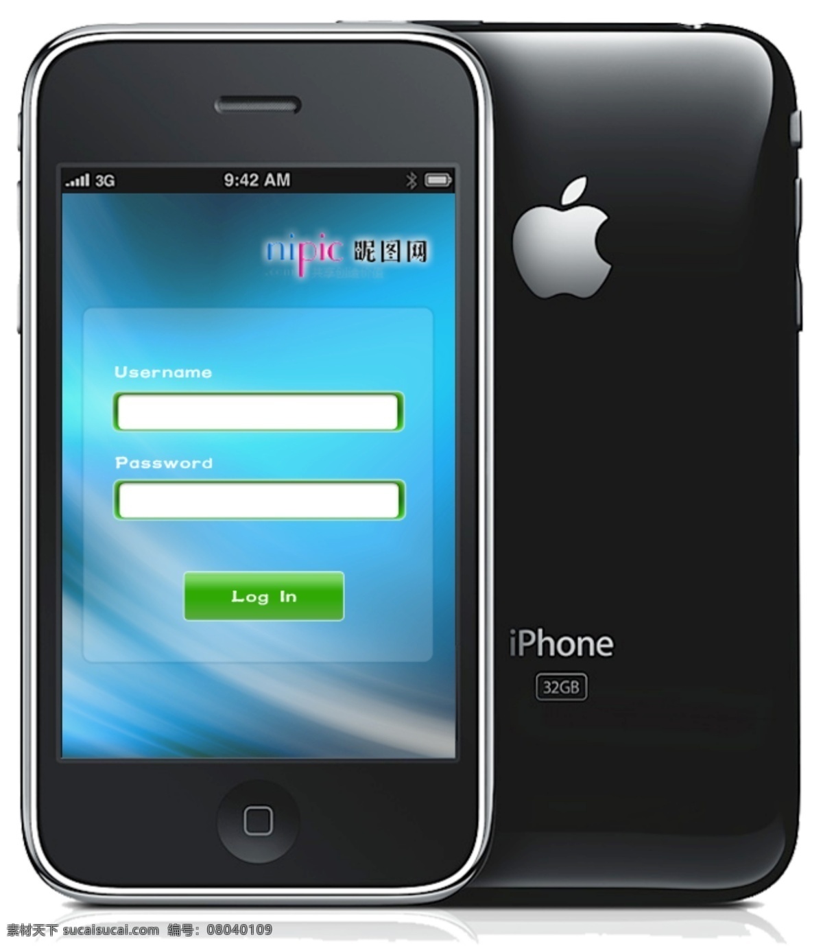 iphone 手机 界面 分层 源文件 iphone3g 登录 页面 图 3g界面 登录页面设计 软件 ui 界面设计 app app界面