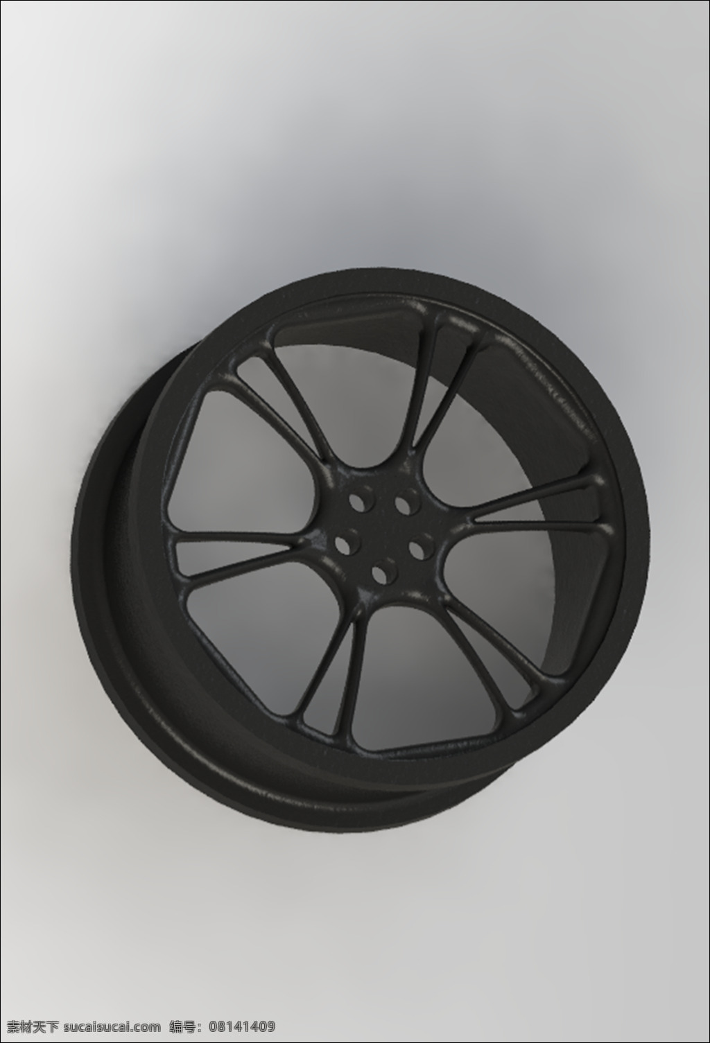 铝合金 轮毂 概念 车轮 竞赛 汽车 体育 合金 3d模型素材 其他3d模型