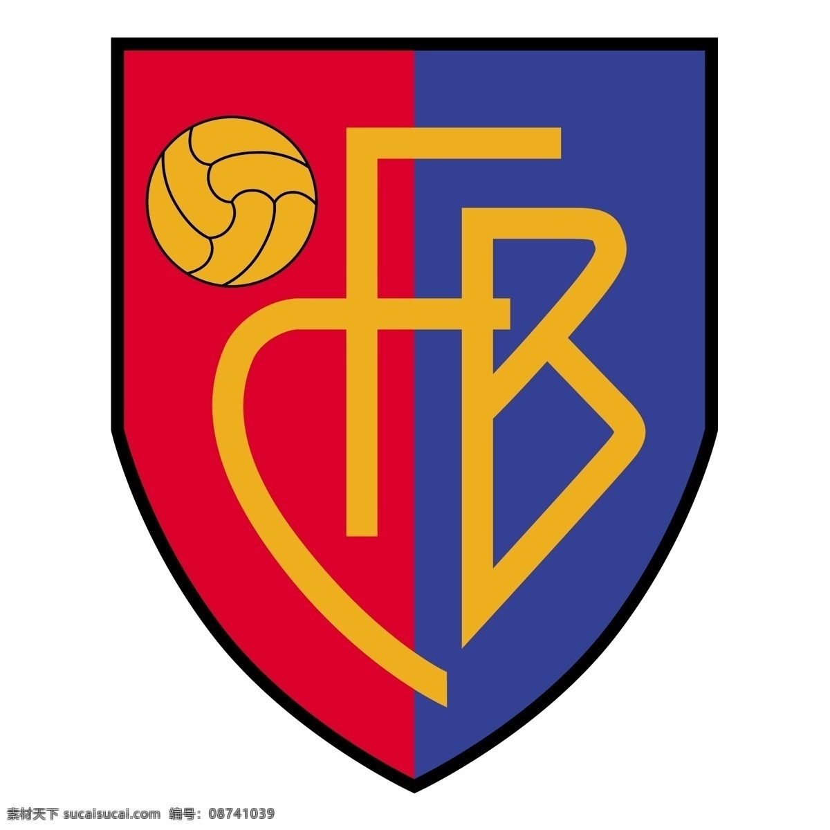 巴塞尔 足球 俱乐部 旧 标志 自由 fc psd源文件 logo设计