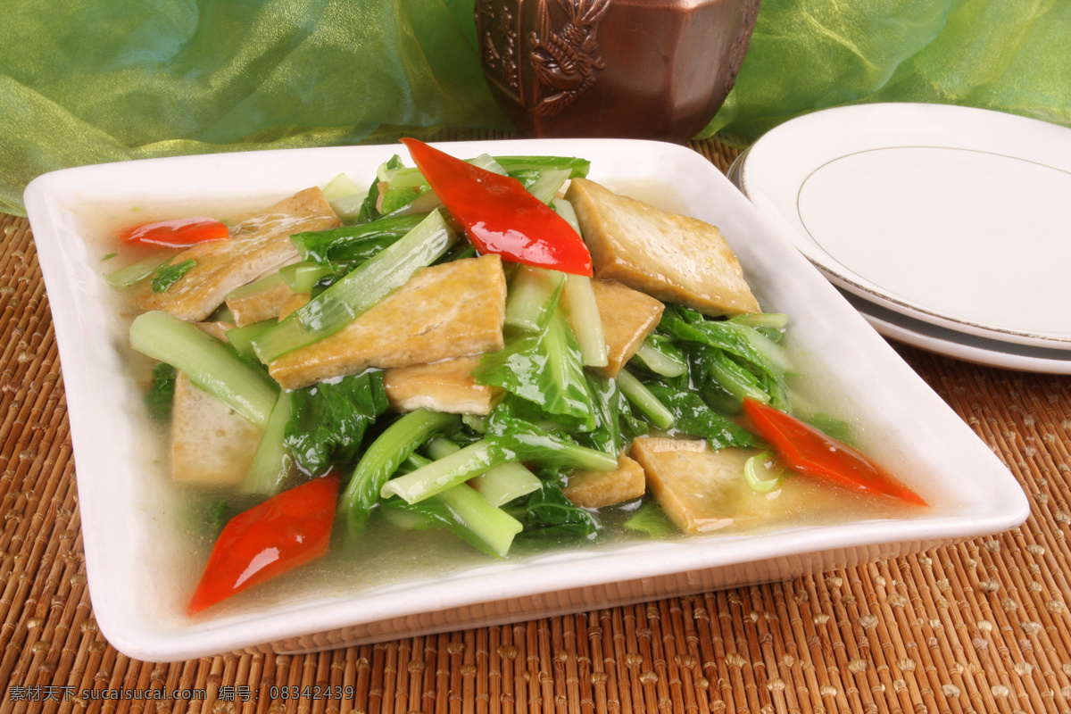 青菜豆腐 美食 传统美食 餐饮美食 高清菜谱用图