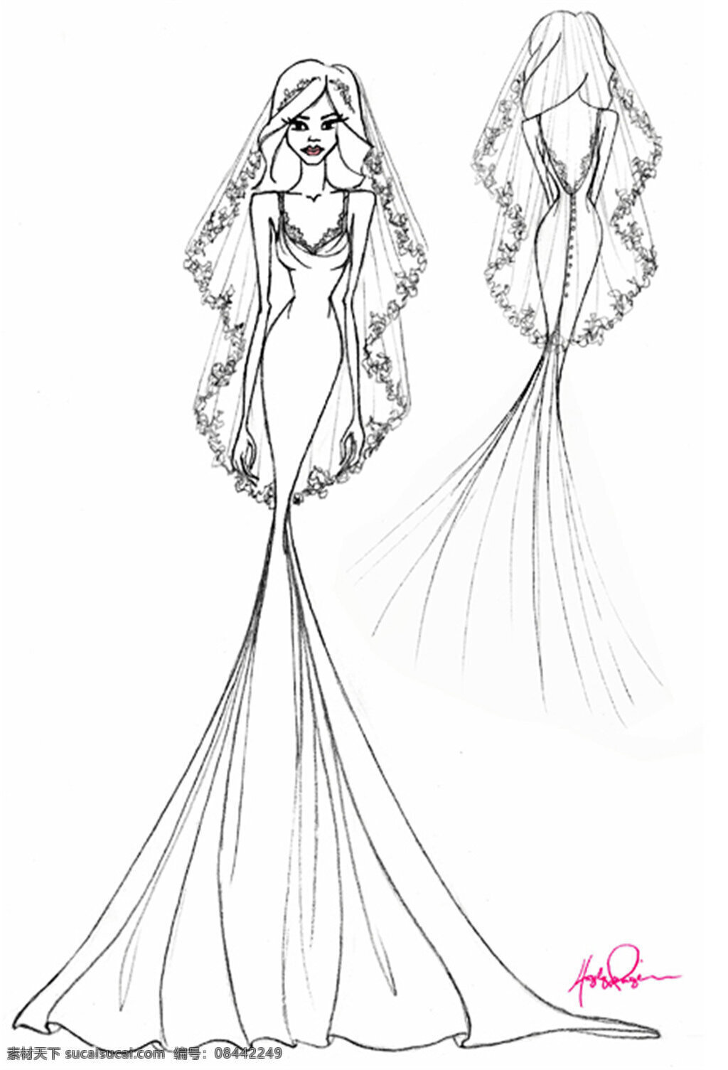 时尚 鱼尾 裙 婚纱 设计图 服装设计 时尚女装 职业女装 职业装 女装设计 效果图 短裙 衬衫 服装 服装效果图 连衣裙 长裙 礼服