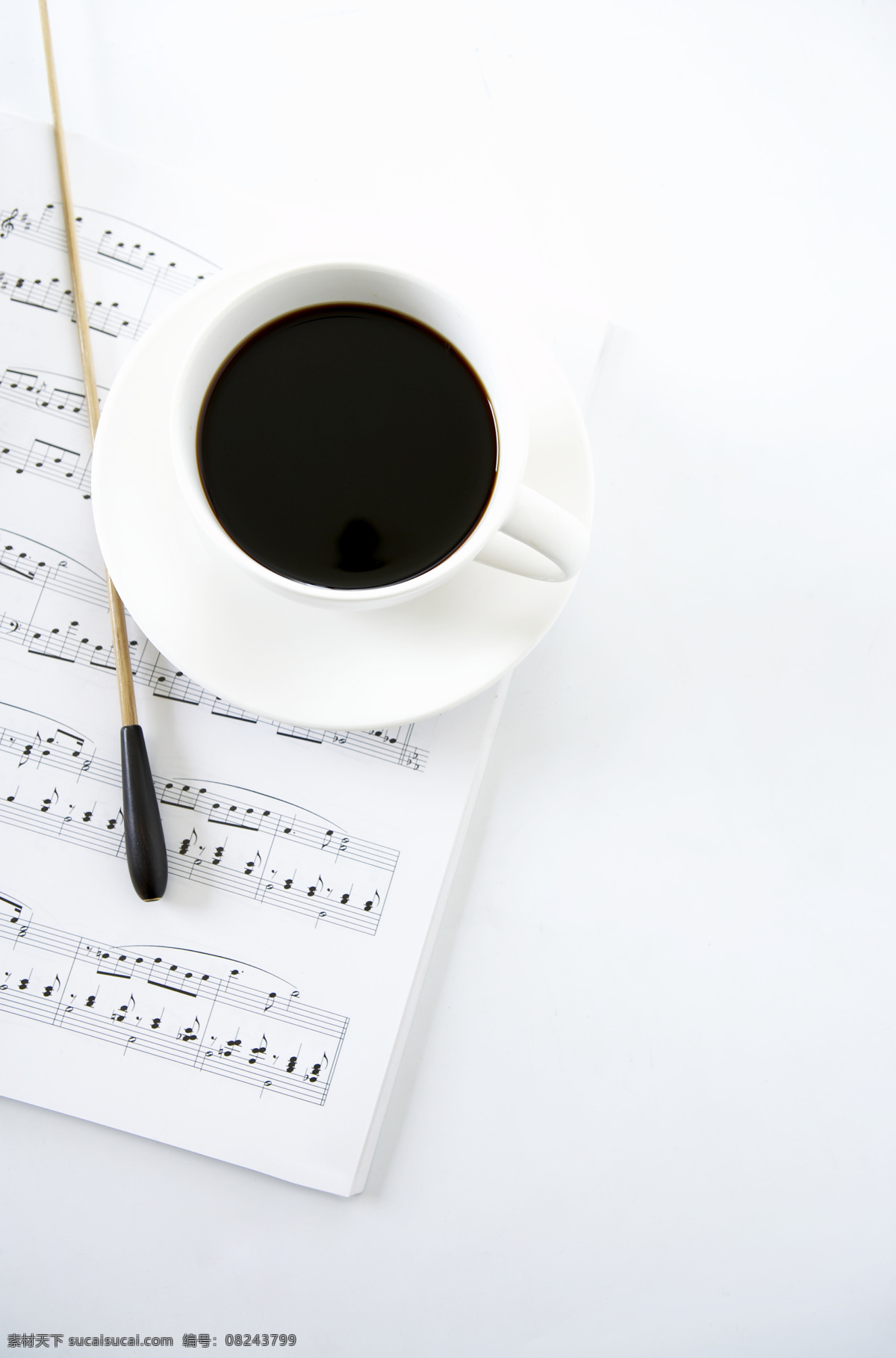 乐谱 咖啡 咖啡杯 文化艺术 舞蹈 舞蹈音乐 音乐 音乐符号 指挥棒 音乐指挥 psd源文件