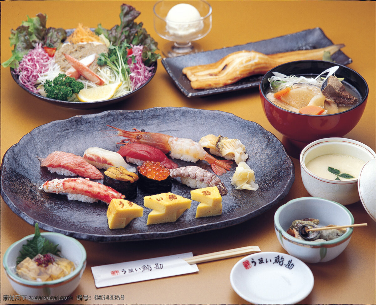 日本料理 寿司 生鱼片 三文鱼 刺身 料理 美食 鱼肉片 传统美食 餐饮美食
