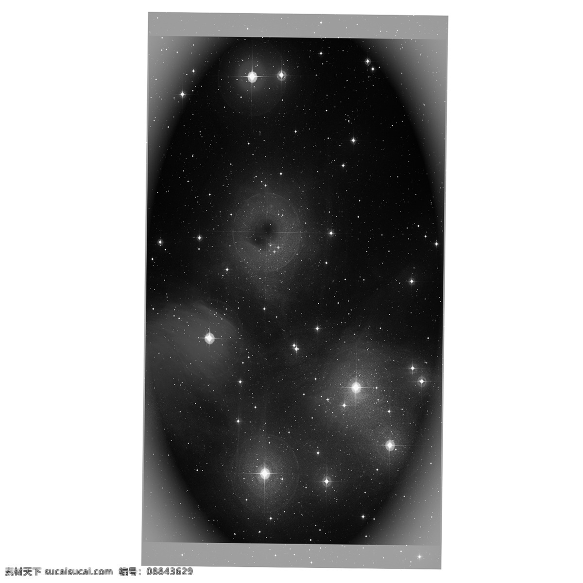 星空透明图案 星空 夜晚 图案