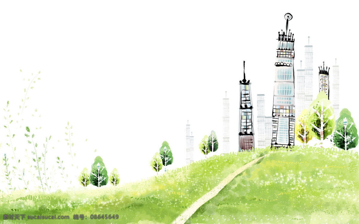 插画 动漫动画 风景 风景插画 风景漫画 漫画 梦幻 梦幻风景 设计素材 模板下载 设计图库 公主不许哭 插画集