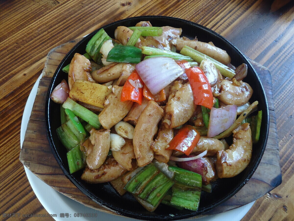 铁板竹肠 美食 传统美食 餐饮美食