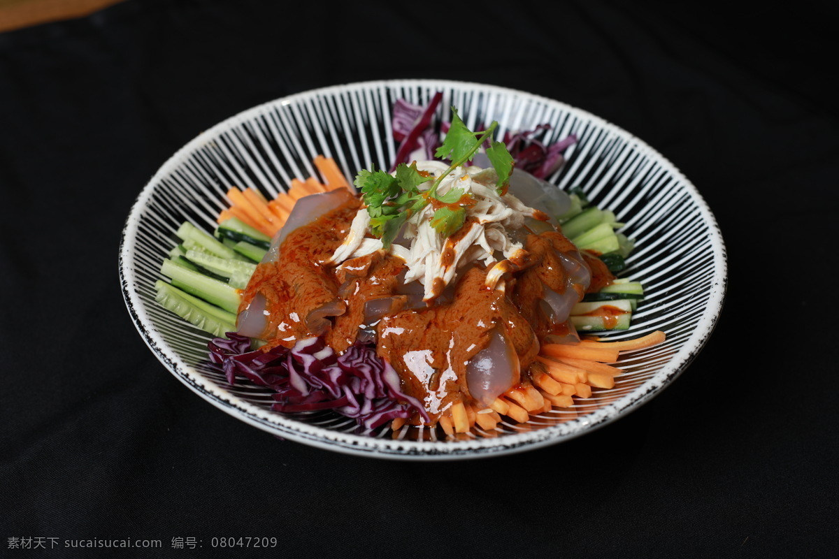 东北 大 拉皮 大拉皮 凉菜 东北菜 东北大拉皮 餐饮美食 传统美食