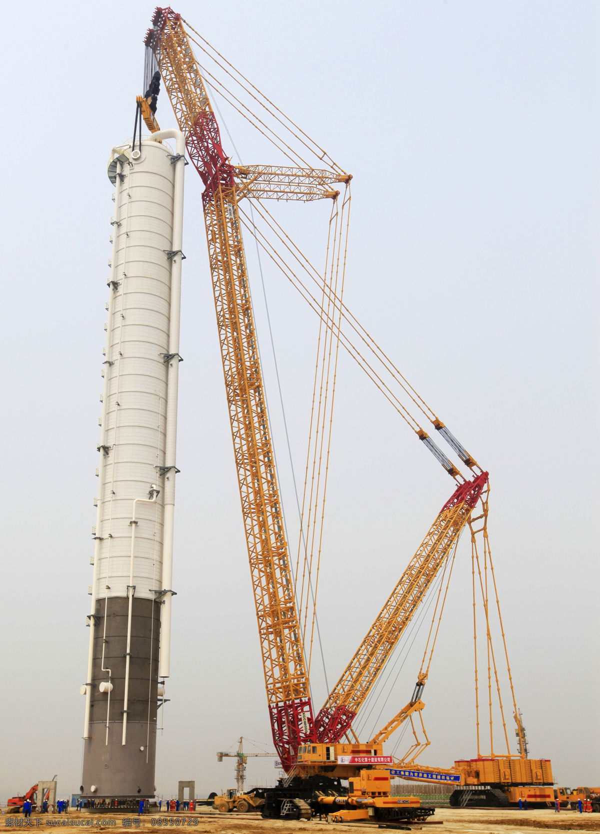 起重机 吊装 作业 吊车 大气 工业生产 现代科技