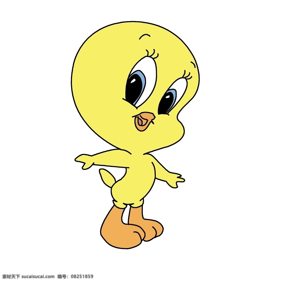 小黄鸭 黄色的鸭子 卡通人物 动画人物 鸭子 动漫动画 动漫人物