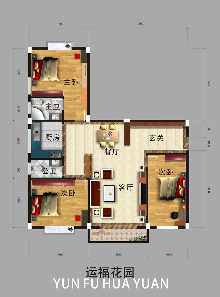 彩色户型图 平面彩图 室内平面彩图 室内 平面 彩色 布置图 平面图 室内设计 建筑家居 矢量