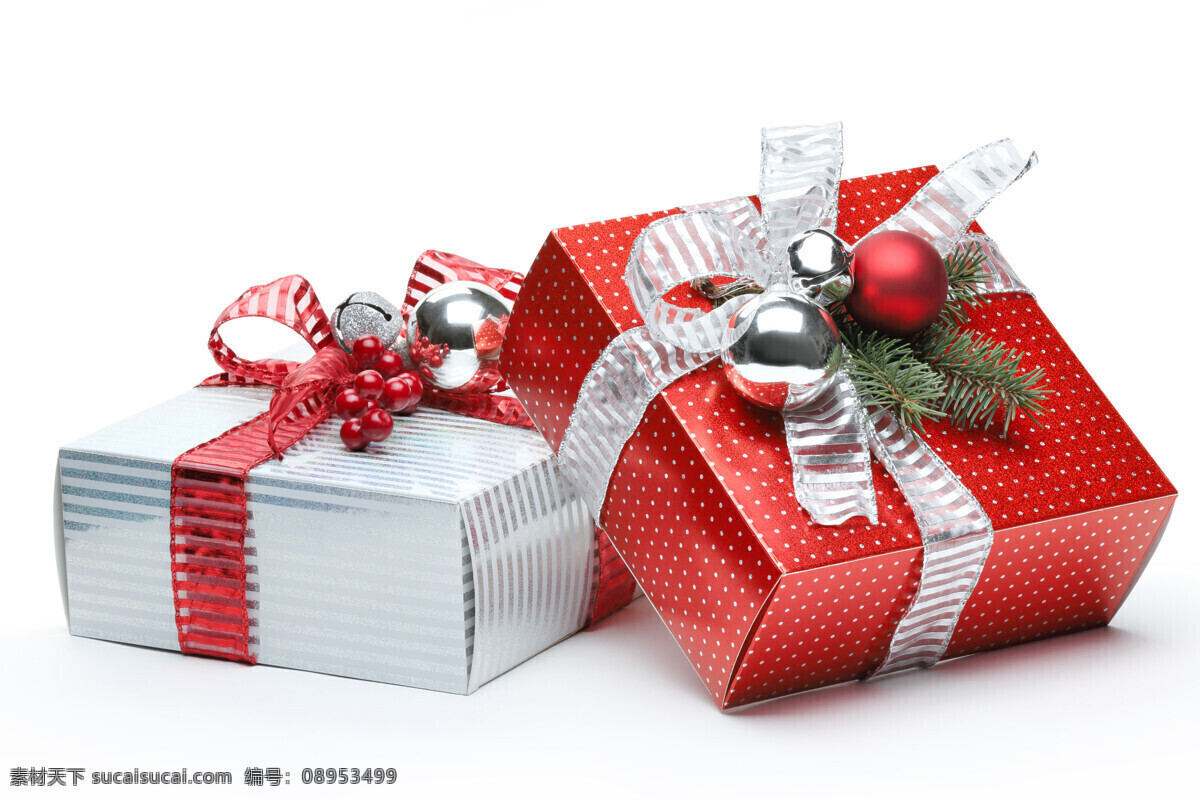 好看 圣诞节 礼物 礼物盒 装饰品 蝴蝶结 圣诞节图片 生活百科