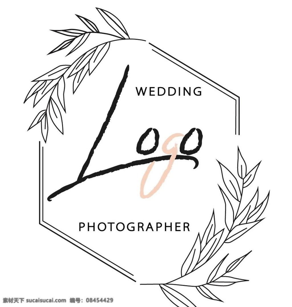 logo花边 logo 花边 请柬 矢量