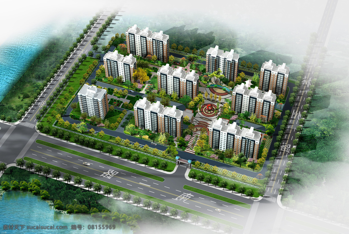 地产 房地产 高档小区 公寓 公园 花园 环境设计 建筑设计 高档 小区 鸟瞰图 设计素材 模板下载 楼盘 商品房 居民小区 建筑效果图 景观设计 环艺设计 矢量图 建筑家居