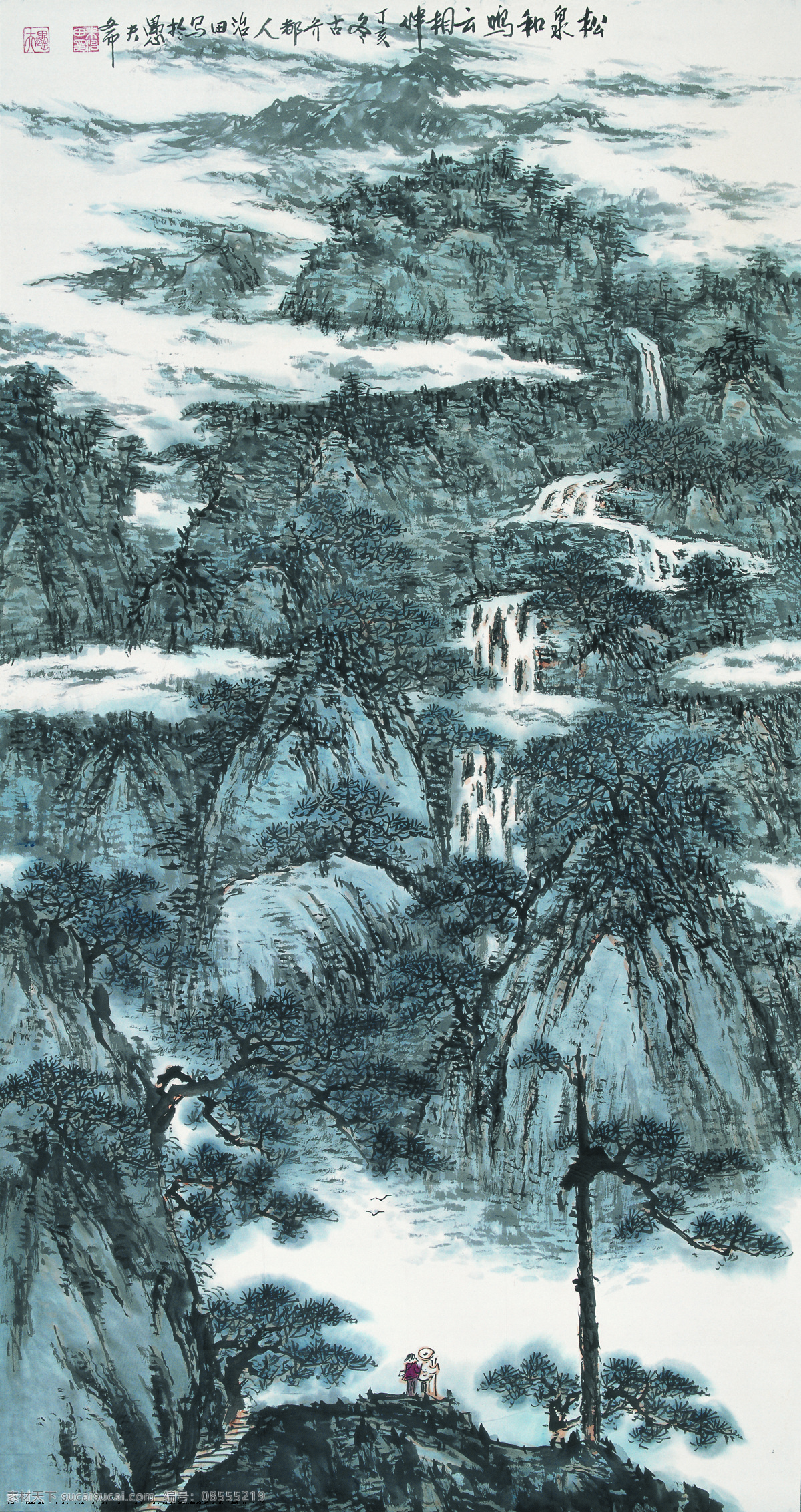中国 山水 水墨 写意 水墨山水画 名画 中国画 水墨画 国画 装饰画 中堂画 壁画绘画艺术 书画文字 文化艺术