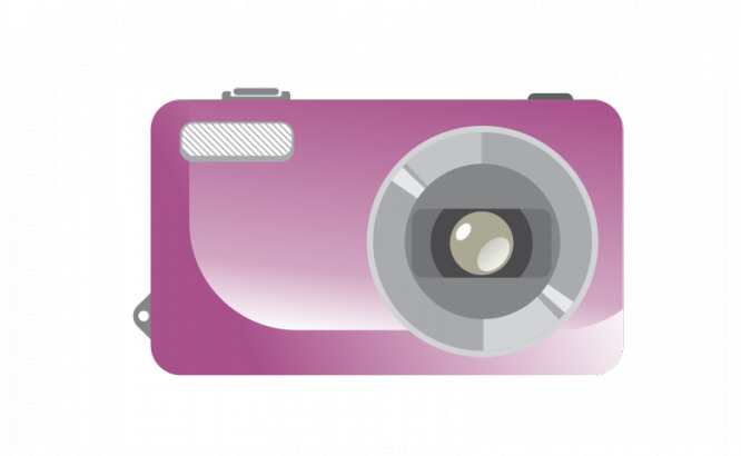 数码相机 矢量 绘图 个人 记录 剪贴画 口袋 拍摄 闪光灯 摄像 数字 相机 剪辑 艺术 点 拍的 紫色的 小的 照片 影像 svg 颜色 矢量图 日常生活