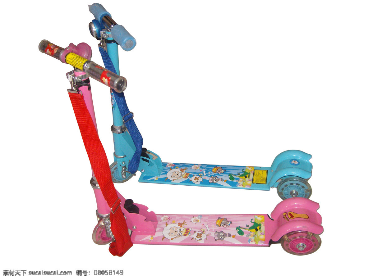 儿童 儿童用品 生活百科 生活素材 生活用品 踏板 滑轮车 一字把手 印花踏板 前后车轮 大龄儿童玩具 大孩子玩具 psd源文件