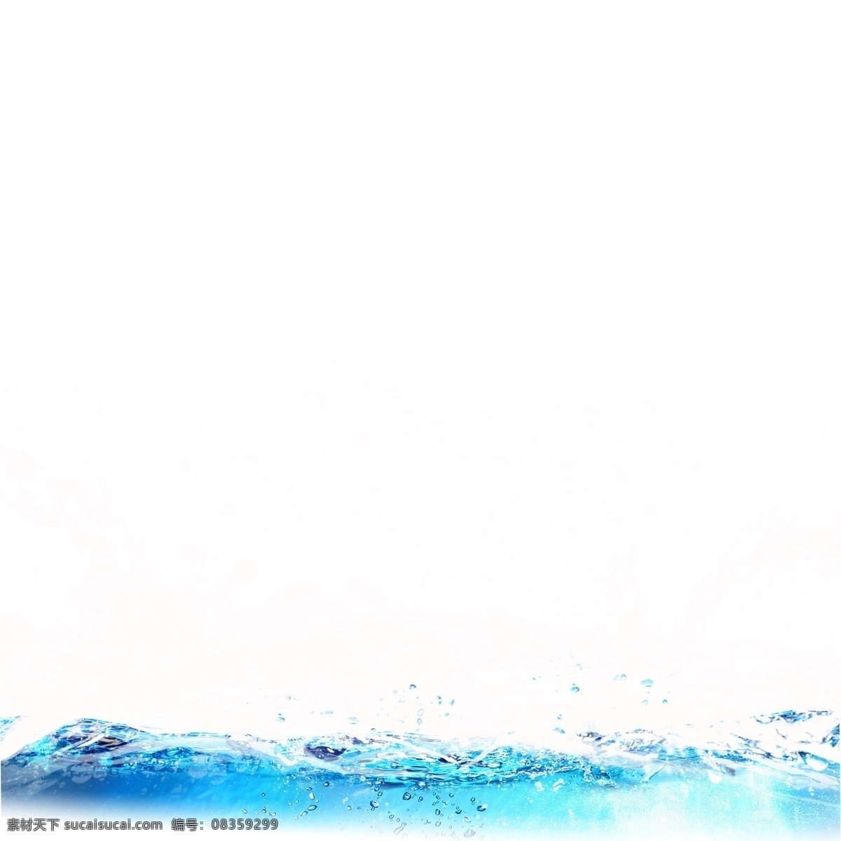 喷溅 水花 水滴 元素 动感 水珠 水波浪 蓝色水花 晶莹 透明