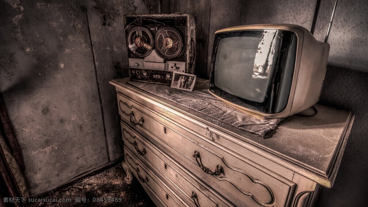 黑白 电视机 黑白电视机 怀旧主题 复古主题 老式电视 老式家电 其他类别 生活百科 黑色