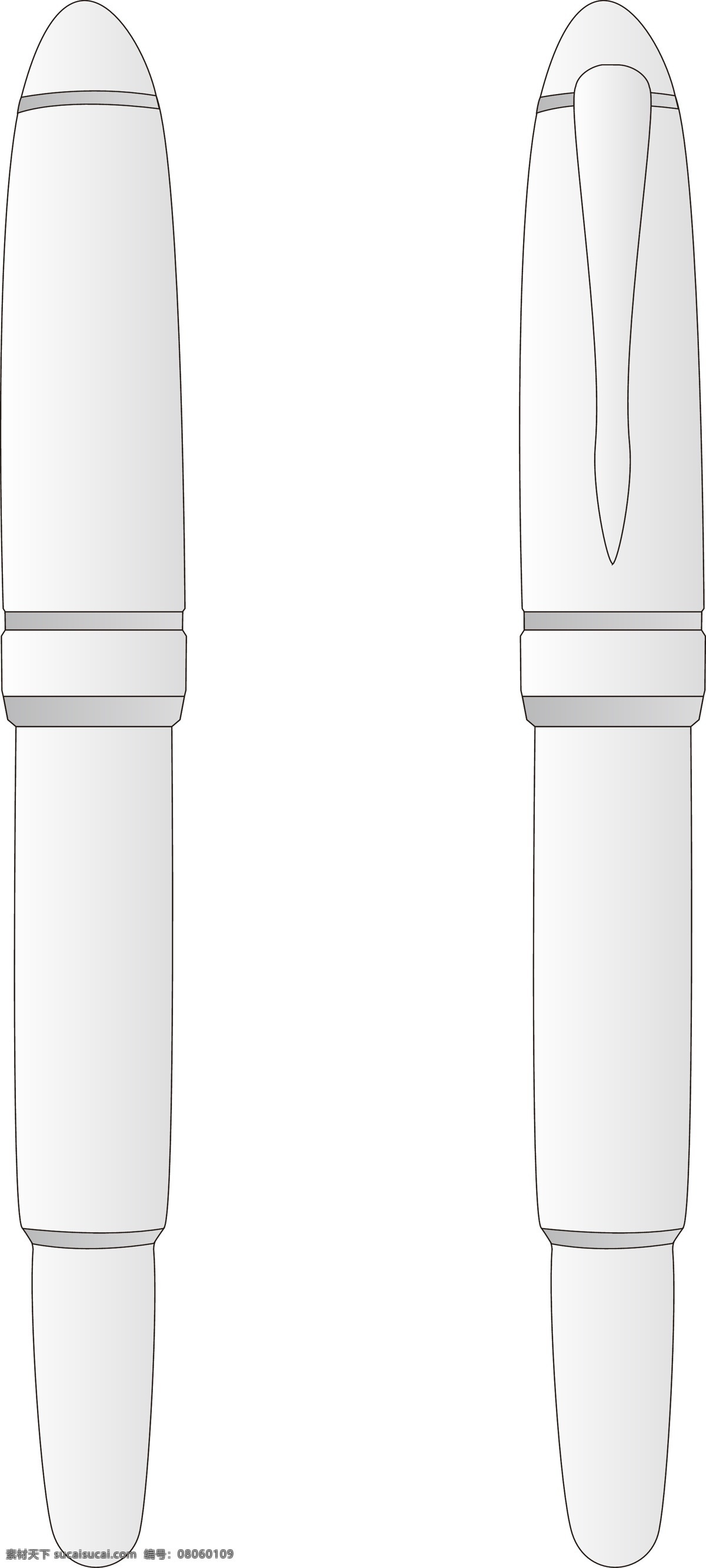 钢笔 设计素材 办公用品 矢量图 日常生活