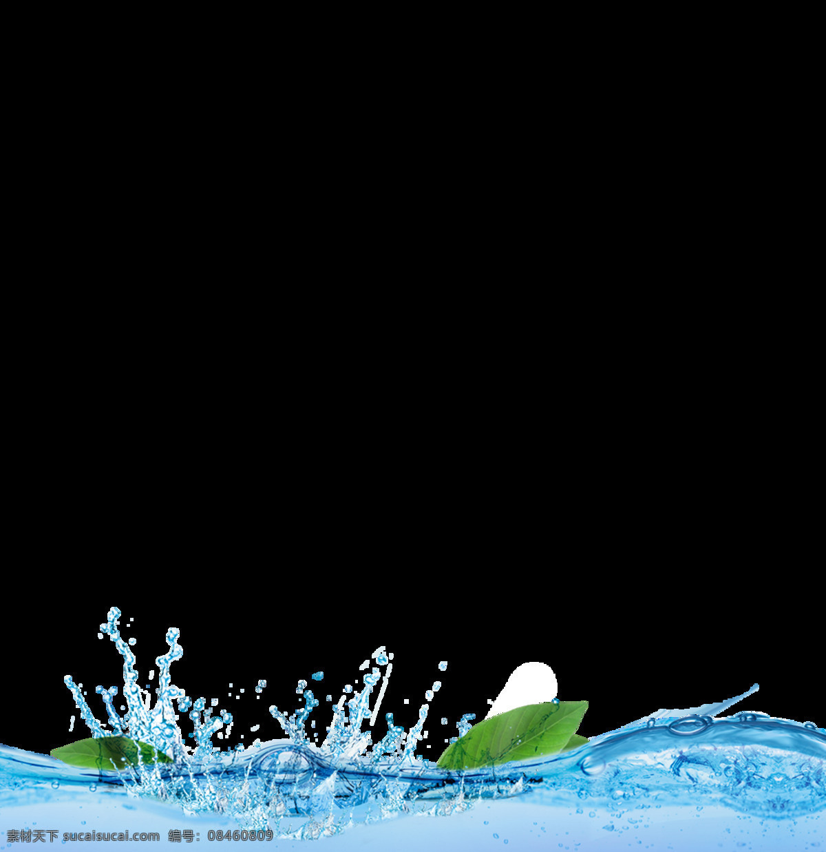 液体 透明 清凉 水滴 液态 流水 流动 柔 元素 流体 流质 叶子 绿色 飘浮 溅射 清爽
