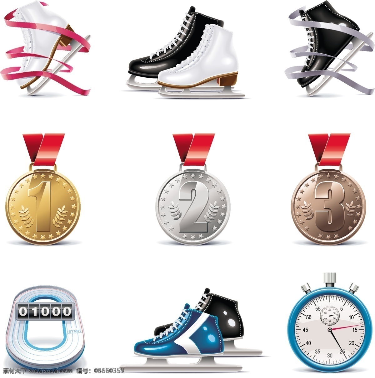 精致 写实 体育类 滑冰 图标素材 图标 手机 app app图标