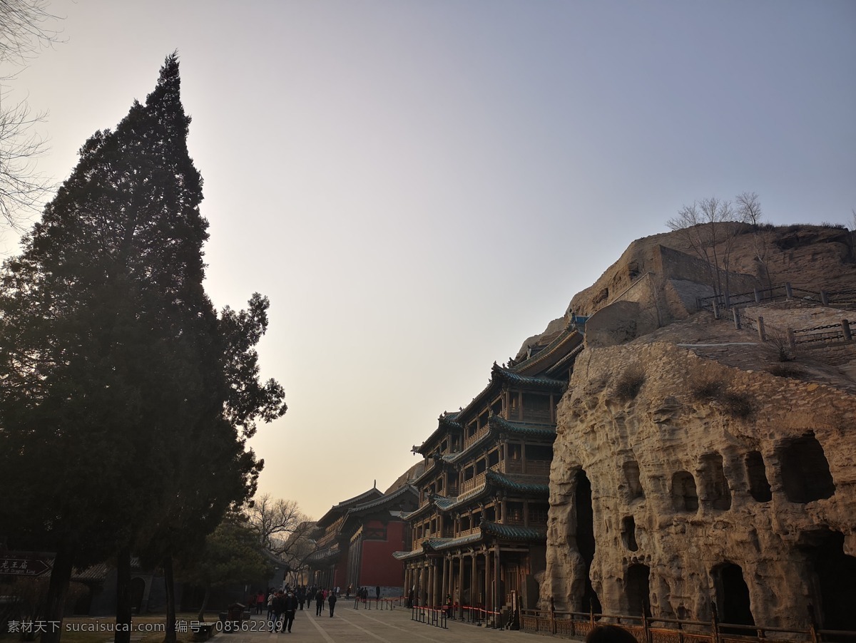 云冈石窟图片 云冈石窟 山西 大同 石窟 肌理 宗教 自然景观 风景名胜