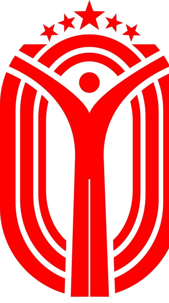 运动会 旗子 标志 五角星 人物 田径跑道 公共标识标志 标识标志图标 矢量
