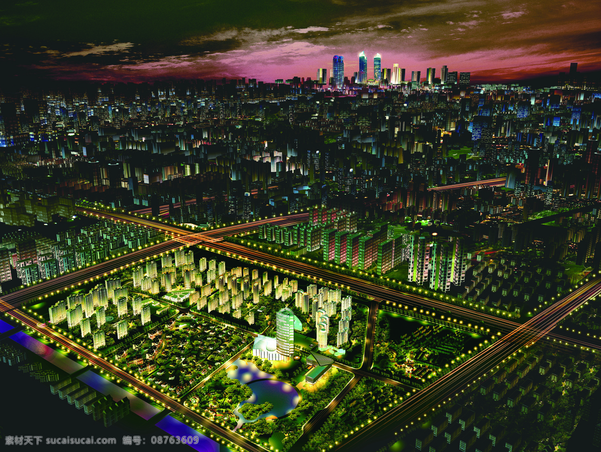 城市 环境设计 建筑 景观 景观设计 鸟瞰 夜景 规划图 设计素材 模板下载 城市规划图 整体规划 家居装饰素材