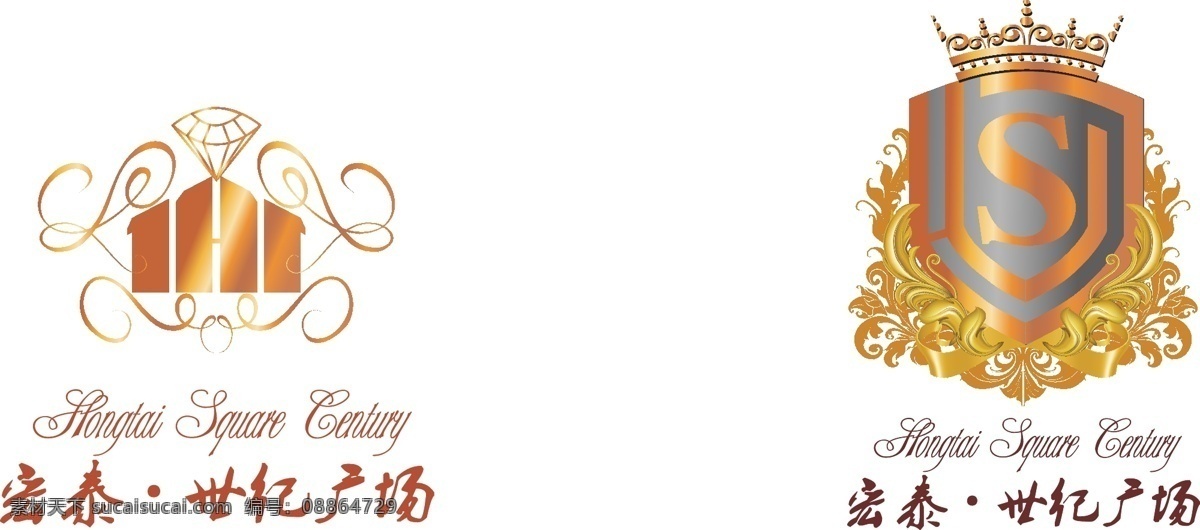 宏泰 世纪 广场 logo 地产logo 欧式地产 世纪广场 原创设计 其他原创设计