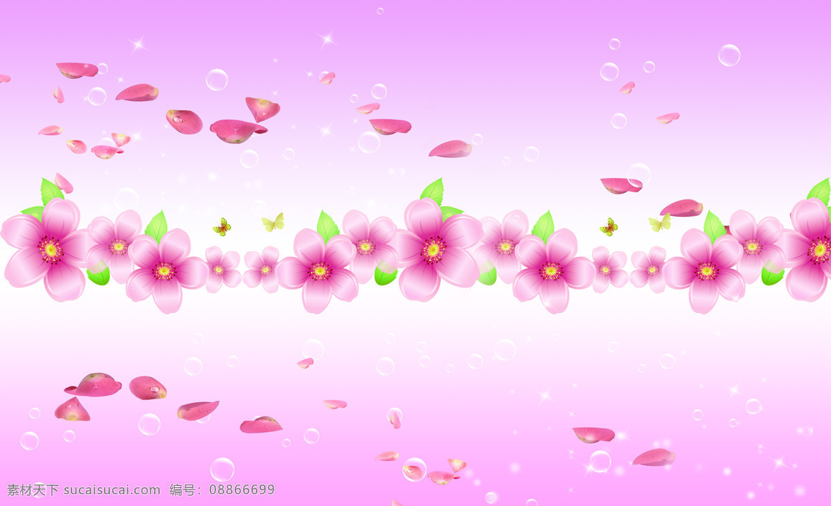 桃花 朵朵 开 室内 移门 创意 画 家装模型 模型素材 移门画 花朵 花瓣 粉色 效果图
