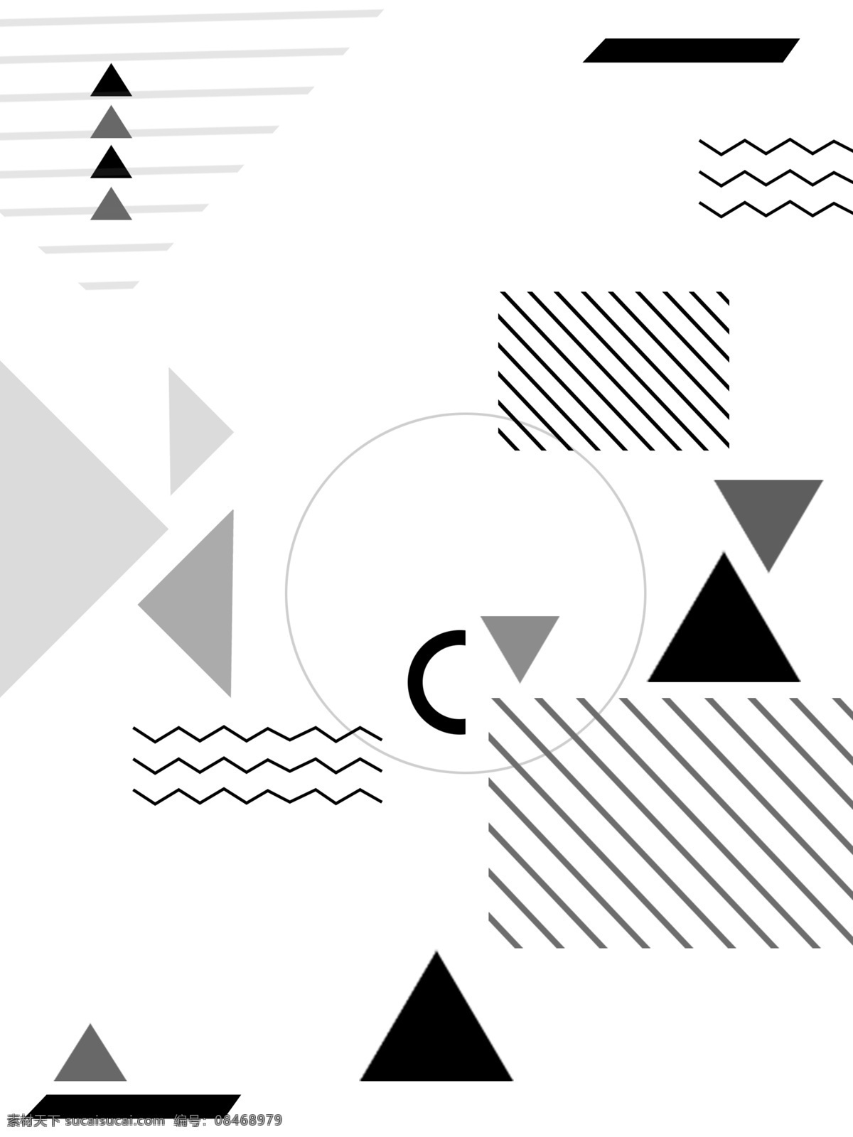 现代 简约 黑白 灰 几何 装饰画 黑白灰 简约几何 几何装饰画 时尚几何 现代简约几何