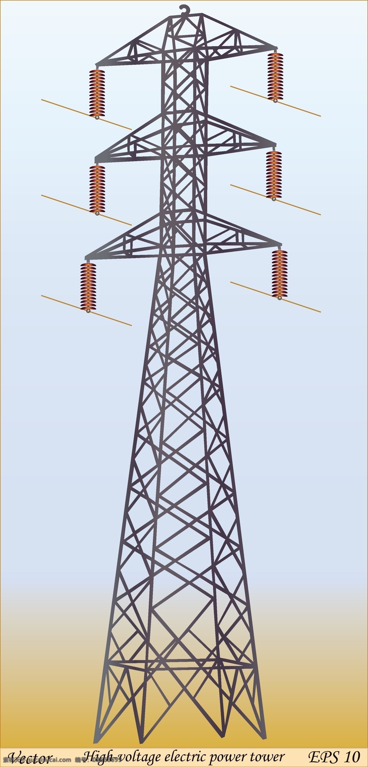 电线杆 输电塔 电塔 电线 电力 电线塔 剪影 电塔剪影 现代工业 现代科技 矢量
