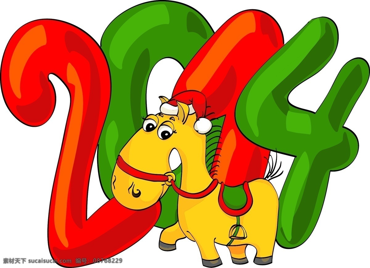 马年节日 2014 节日庆祝 卡通马 卡通 马 模板下载 马年 圣诞节 圣诞快乐 圣诞帽 文化艺术 通马矢量素材 年 矢量 节日素材 2015羊年