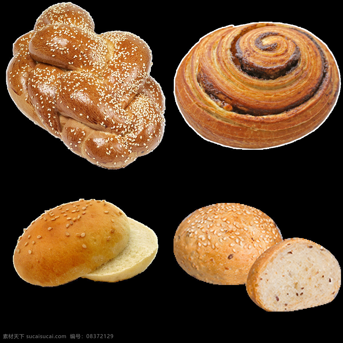 四 种 小 面包 免 抠 透明 图 层 法式小面包 豆沙面包 小天使面包 绿茶面包 小杨子面包 面包酥 乳酪面包 圆形小面包 蜂蜜小面包 奶黄小面包 花样小面包 法式 蜂蜜