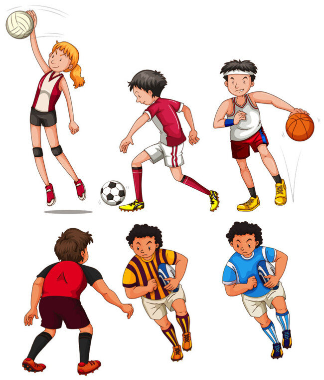 足球运动儿童 运动儿童 小学生 小男孩 小女孩 小孩子 儿童幼儿 矢量人物 矢量素材 体育运动儿童 足球运动