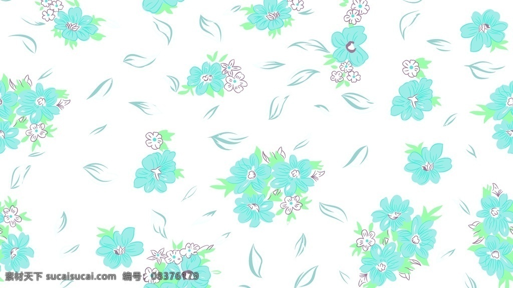 小碎花图片 小碎花 数码印 小花朵 橙色 分层 ti